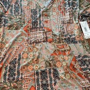 Southern Lady Petite Multicolor Blouse